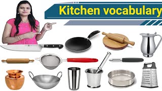 Kitchen item Name Hindi to English  Kitchen Equipments amp Tools  Kitchen Utensils 2020 [upl. by Erdda]