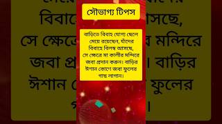 বিবাহে বাঁধা কাটানোর সৌভাগ্য টিপস 🌺🕉️🦚 shortsfeed [upl. by Haidebez]