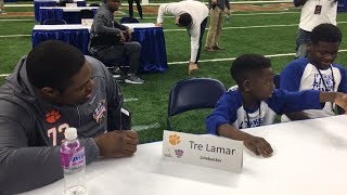 All access with Saints superfan Jarrius Robertson at Sugar Bowl Media Day  ESPN [upl. by Neelcaj]