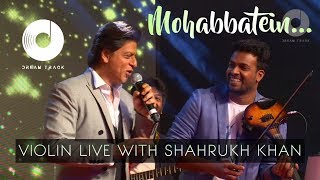 HUMKO HUMISE CHURA LO  MOHABBATEIN  VIOLIN COVER  SHAHRUKH KHAN IN DUBAI  DREAM TRACK BAND [upl. by Shanahan72]