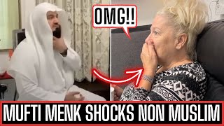 MUFTI MENK LEFT HER SPEECHLESS  WILL SHE ACCEPT ISLAM [upl. by Cirenoj]