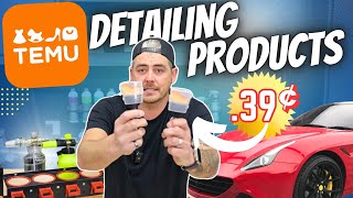 Best DETAILING PRODUCTS from TEMU  Budget Car Detailing Supplies [upl. by Yennek334]