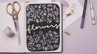 Improve Your Flower Doodles  Draw Better Now [upl. by Notlef]