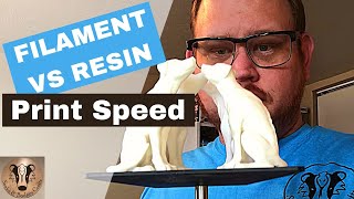 Filament VS Resin 2 Print Speed  3d Printer Basics [upl. by Cloe]