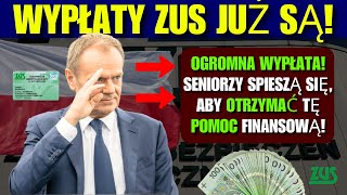 NAJNOWSZE SENIORZY PĘDZĄ SIĘ PO WIELKIE WYPŁATY ZUS wypłaca ogromne wypłaty Czy się kwalifikujesz [upl. by Kissiah]