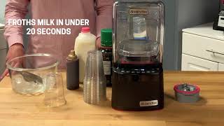 How to Make Cold Foam Coffee with Blendtec Commercial Blenders [upl. by Tebor]