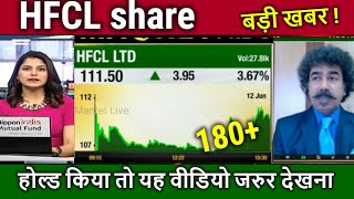 HFCL share analysisbuy or not hfcl share news and target pricehfcl share latest news [upl. by Corydon645]