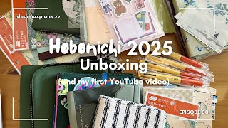 📚📦 Hobonichi 2025 Unboxing and my debut here on YouTube [upl. by Eita]