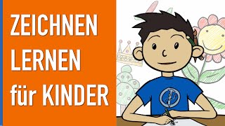 🆕 Zeichnen lernen für Kinder 👉 Zeichnen lernen Schritt für Schritt  Offizielles Video [upl. by Fern]