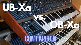 New firmware update 20  How the Behringer UBXa compares to the Oberheim OBXa [upl. by Acirrehs266]