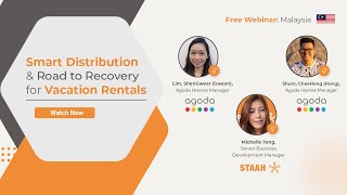 STAAH Webinar Smart Distribution and Road to Recovery for Vacation Rentals Malaysia [upl. by Enier]