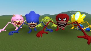 New Shin Sonic Tapes Family Vs New Zoonomaly Boss Family In Garrys Mod [upl. by Htebsle]