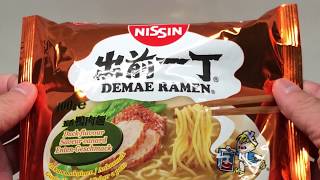 Nissin Demae Ramen 🍜 Duck Flavour 35oz  100g [upl. by Acireh756]