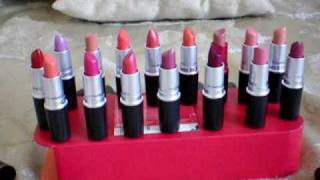 MAC Lipstick Collection [upl. by Ayekan]