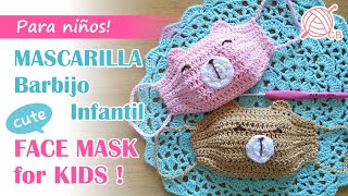 ENG Sub Mascarilla Barbijo Cubrebocas Tapabocas para niños de verano  Filter face Mask for Kids [upl. by Arriat]