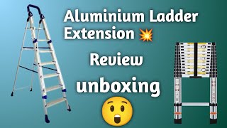 Aluminium Foldable Ladder 🪜  Ladder  Aluminium Ladder Unboxing 😮👍 [upl. by Isewk]