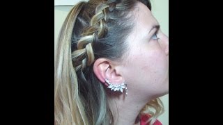 Treccia Acconciatura Laterale Tutorial  How to do Braid [upl. by Gilleod]