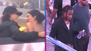 Travis Scott Kylie Jenner and Timothée Chalamet Attended Same Beyoncé Concert [upl. by Lapo859]