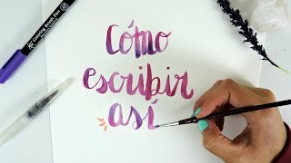 Letra bonita  Lettering súper fácil de hacer  Tipografía fácil [upl. by Redmond]