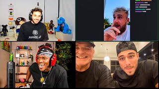 KSI JAKE PAUL TOMMY FURY ADIN ROSS FULL STREAM [upl. by Einafets]