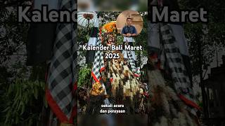 Klik👆Download Kalender Bali Maret 2025 PDF enkosa [upl. by Llorrad]