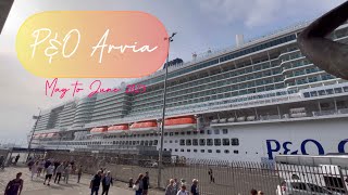 Our Cruise on PampO’s Newest Ship Ariva Around the Mediterranean [upl. by Intyrb]