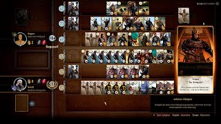 The Witcher 3 Gwent  High Score Northern Realms  590 points match  560 points round [upl. by Robena725]