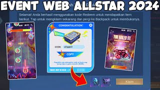 KLAIM EPIC CHEST amp FRAGMENT DI EVENT WEB ALLSTAR 2024 MOBILE LEGENDS [upl. by Notgnillew]