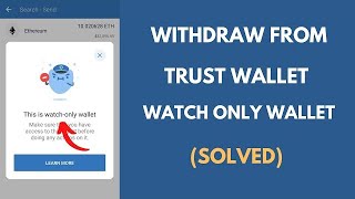 How to withdraw funds from a watch only wallet using bexchange [upl. by Childs]