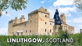 Linlithgow Walking Tour  Linlithgow Palace  SCOTLAND  4K [upl. by Jain]