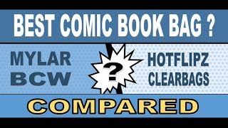 CGC Graded Comic Book Bag Review  Best Bag BCW MYLITES HOTFLIPS CLEARBAGS  4K [upl. by Caesaria]