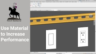 Revit  Using Materials in Families to Increase Performance [upl. by Mosley988]