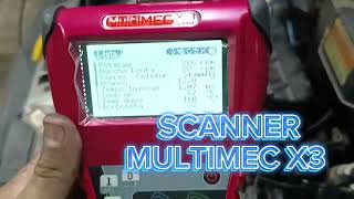 Scanner Multimec X3 Passando em carro antigo  Fiat Palio 98 MPFI [upl. by Atilek]