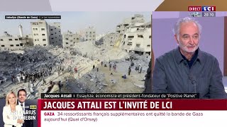 quotPour une conférence de la paixquot  Jacques Attali invité de LCI [upl. by Nylahs]