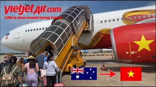 Vietjet A330300 Trip Report  Brisbane  Ho Chi Minh City  Economy [upl. by Fleur82]