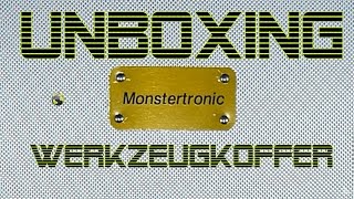 Unboxing Monstertronic Werkzeugkoffer [upl. by Kirby]