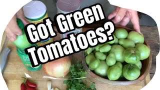 Make This Roasted Green Tomato Salsa Bonus Canning Tutorial [upl. by Duggan]