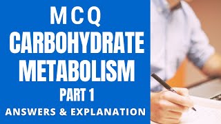 mcq carbohydrate metabolism mcq metabolism mcq biochemistry metabolism biochemistry شرح [upl. by Rock]