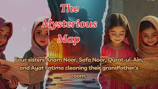 Mysterious Map amp Four sisters Anam Safa QuratulAin amp Ayat Fatima cleaning grandfathers room [upl. by Acim270]