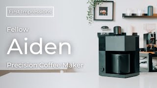 Has Fellow Perfected Batch Brew  Fellow Aiden Precision Coffee Maker  First Impressions [upl. by Lamont57]