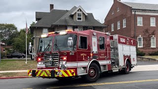 West Hartford Fire Department Squad 1 and Medic 21 responding [upl. by Uel]