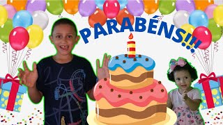 PARABÉNS PRA VOCÊ CANTADO POR CRIANÇAS HAPPY BIRTHDAY TO YOU FELIZ ANIVERSÁRIO musicainfantil [upl. by Attenrad162]