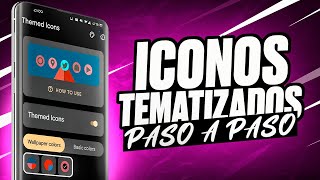 TEMATIZA tus ICONOS SIN ANDROID 12 [upl. by Haman]