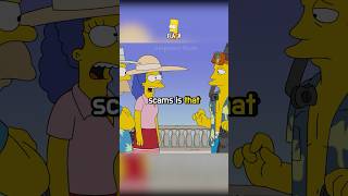 Fate of the Scammer Who Betrayed the Simpsons🥴 simpsons shorts [upl. by Einal]