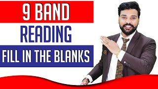 IELTS READING II Fill in the Blanks II Best Tips amp Tricks II Raman Sharma [upl. by Layney]