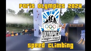 Paris Olympics 2024 Speed Climbing [upl. by Worrad]