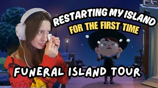 Restarting my animal crossing island for the first time  Animal Crossing Island Tour [upl. by Tor]