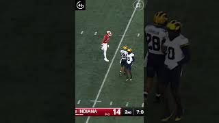 The Hoosiers down Michigan to stay UNDEFEATED [upl. by Nawoj882]