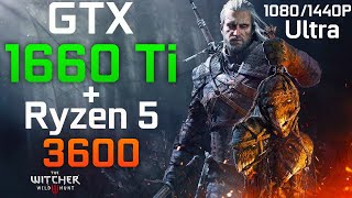 The Witcher 3  GTX 1660 Ti  Ryzen 5 3600  1080p amp 1440p Max Settings  Hairworks OFFON FPS Test [upl. by Pals]