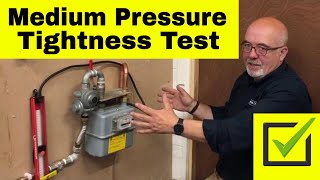 Medium Pressure Tightness Testing  ACS  Gas Training  Gas Meter Testing  Russell Holdsworth [upl. by Bergeron]